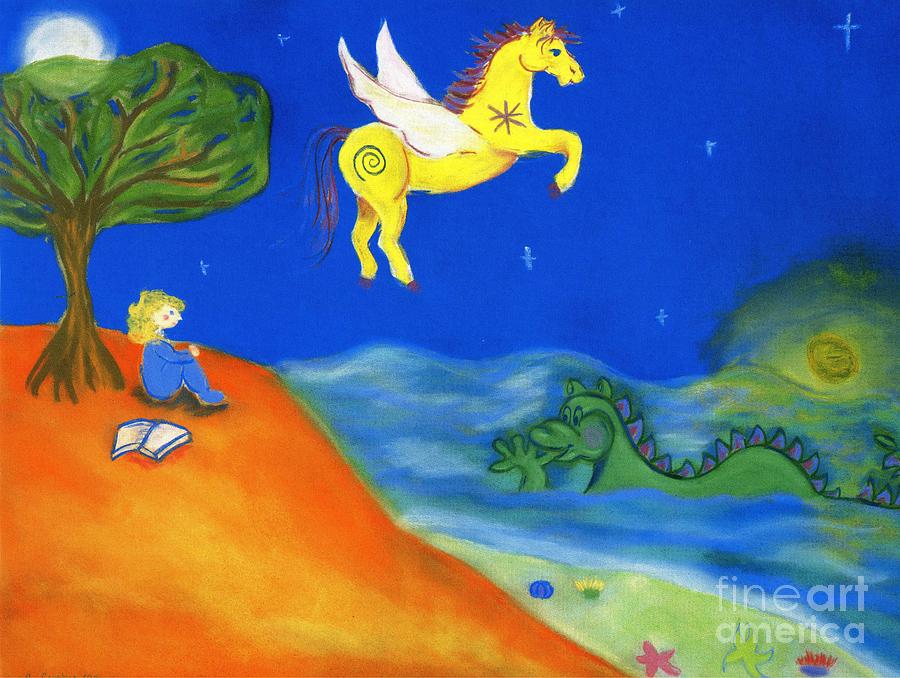 Pegasus Pastel - Gentle Guardians by Christine Crosby