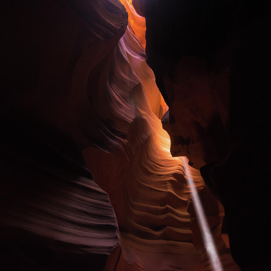 Antelope Canyon Photograph - Gentle Light in Antelope Canyon by Gregory Ballos
