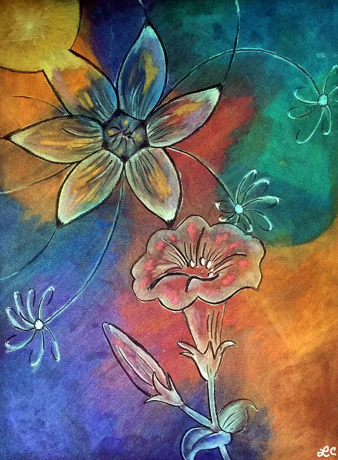Gentle Lily Pads Pastel by Laurie's Intuitive - Fine Art America