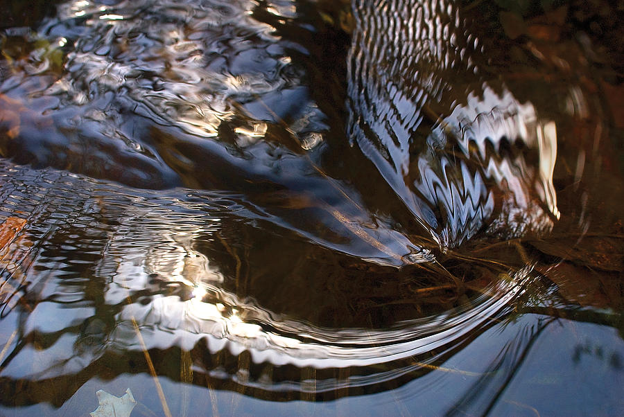 Gentle river ripple-2 Photograph by Steve Somerville