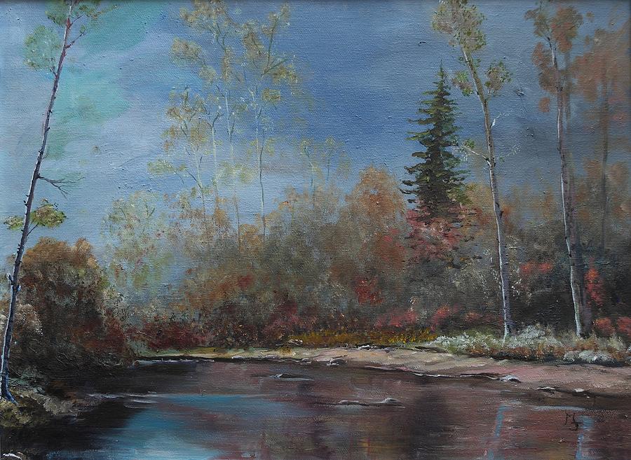 Gentle Stream - LMJ Painting by Ruth Kamenev