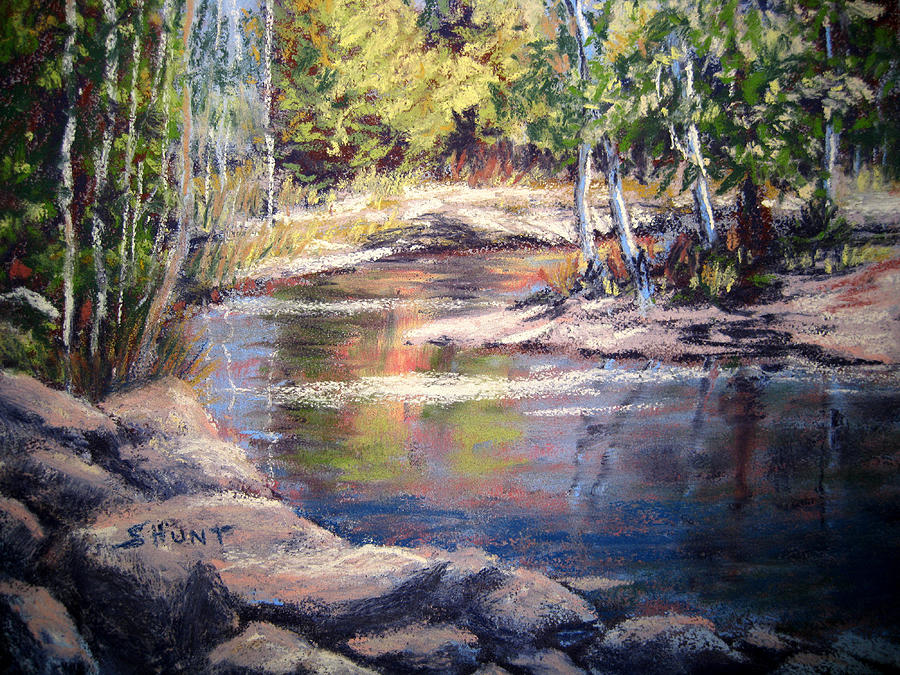 Gentle Stream Painting by Shirley Braithwaite Hunt