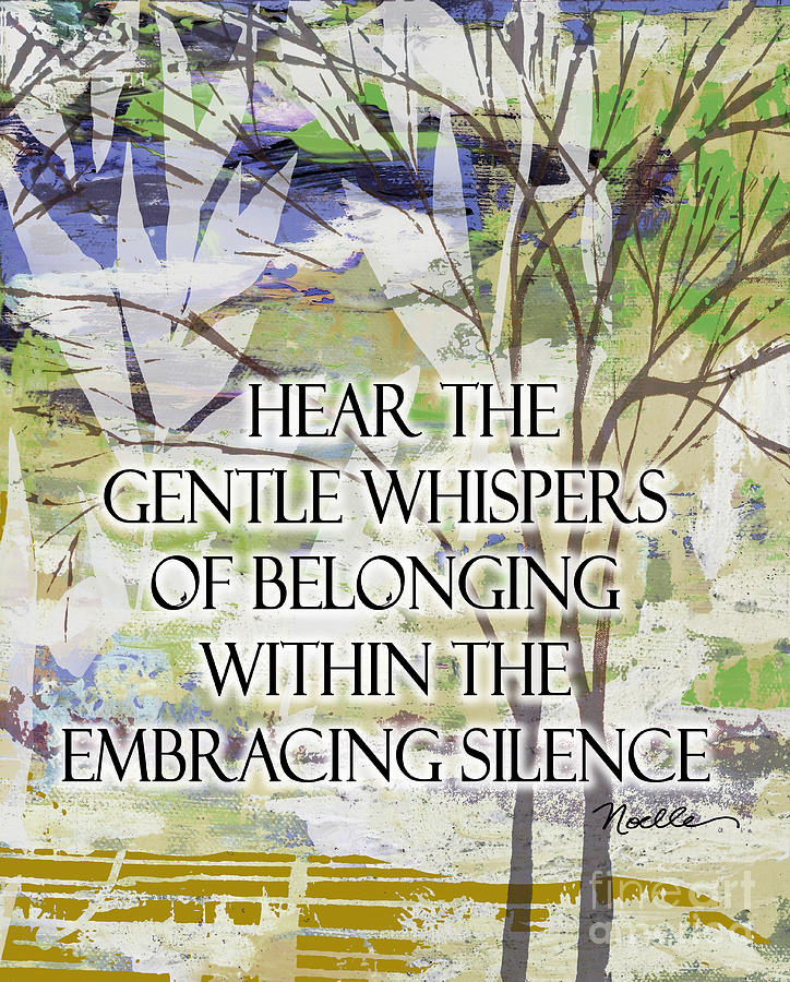 Belong Painting - Gentle Whispers nature by Noelle Rollins