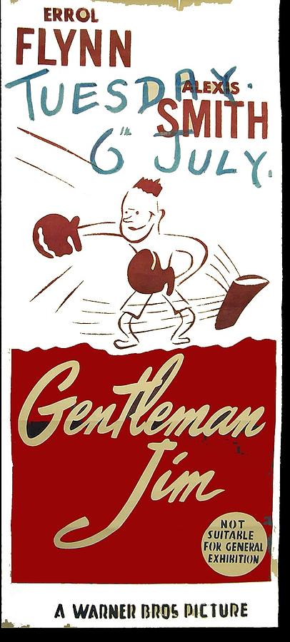 Gentleman Jim movie poster Errol flynn 1942-2015  Photograph by David Lee Guss