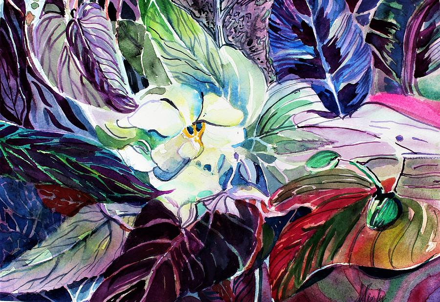 Gently Blooming Painting by Mindy Newman