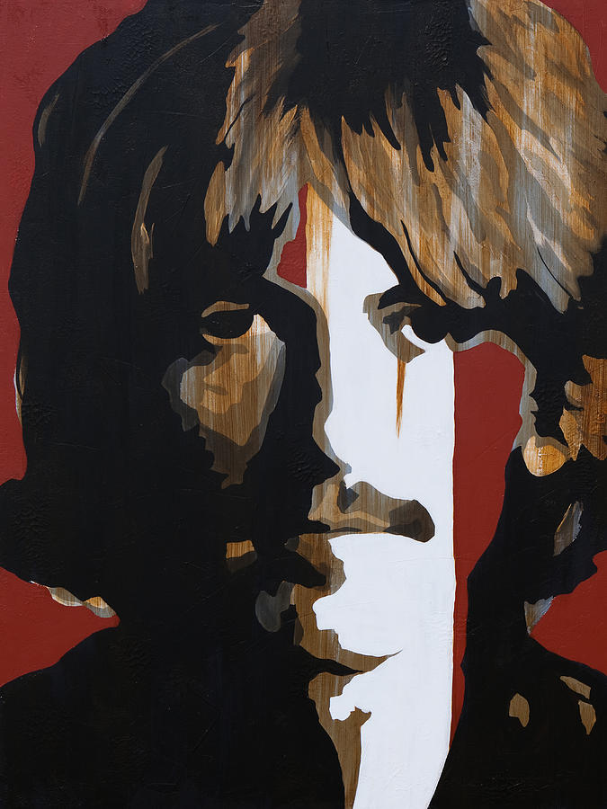 George Harrison Painting - Gently Weeps by Brad Jensen