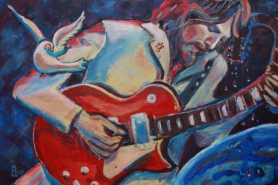 George Harrison Painting - Gently Weeps by Shannon Lee