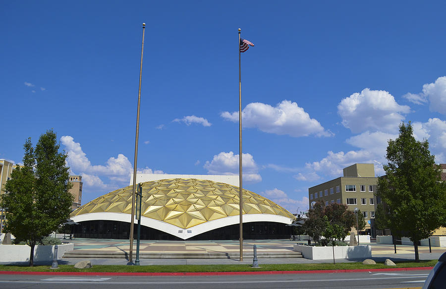 Geodesic dome in Reno Photograph by Erik Burg