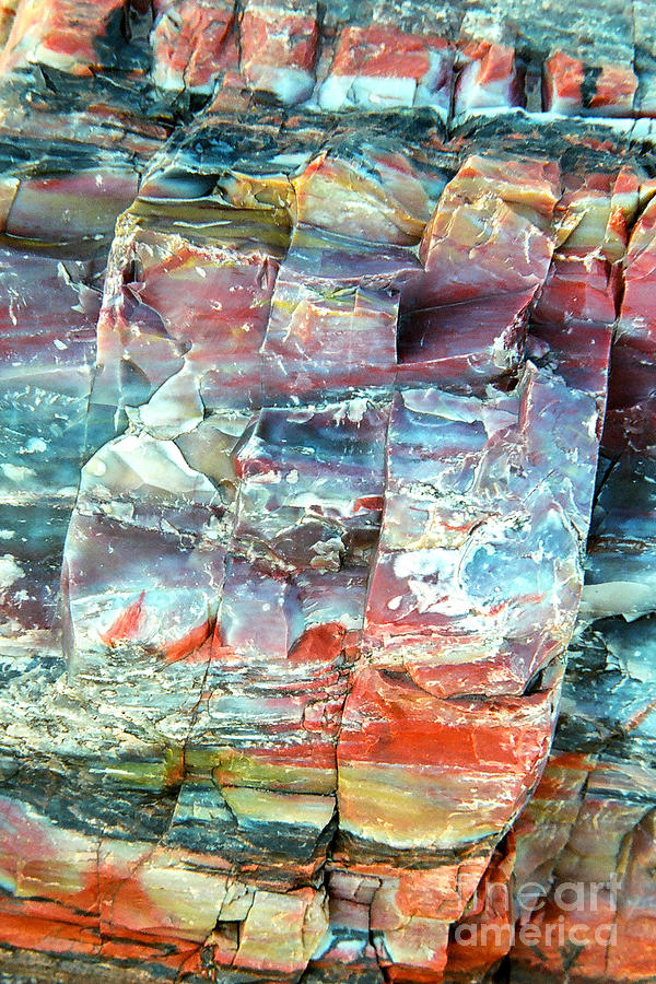 Rock Photograph - Geologists rainbow by Frank Townsley Rock Photograph - Geologists rainbow by Frank Townsley