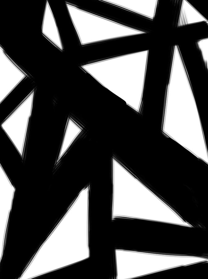 Geometric abstract Digital Art by Georgia Pistolis