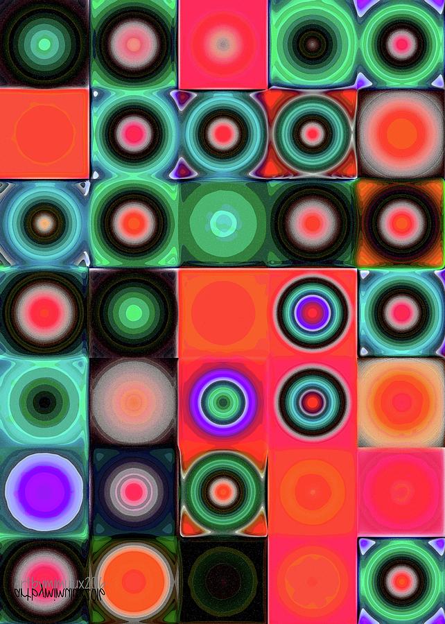 Geometric Abstract I Digital Art by Mimulux Patricia No