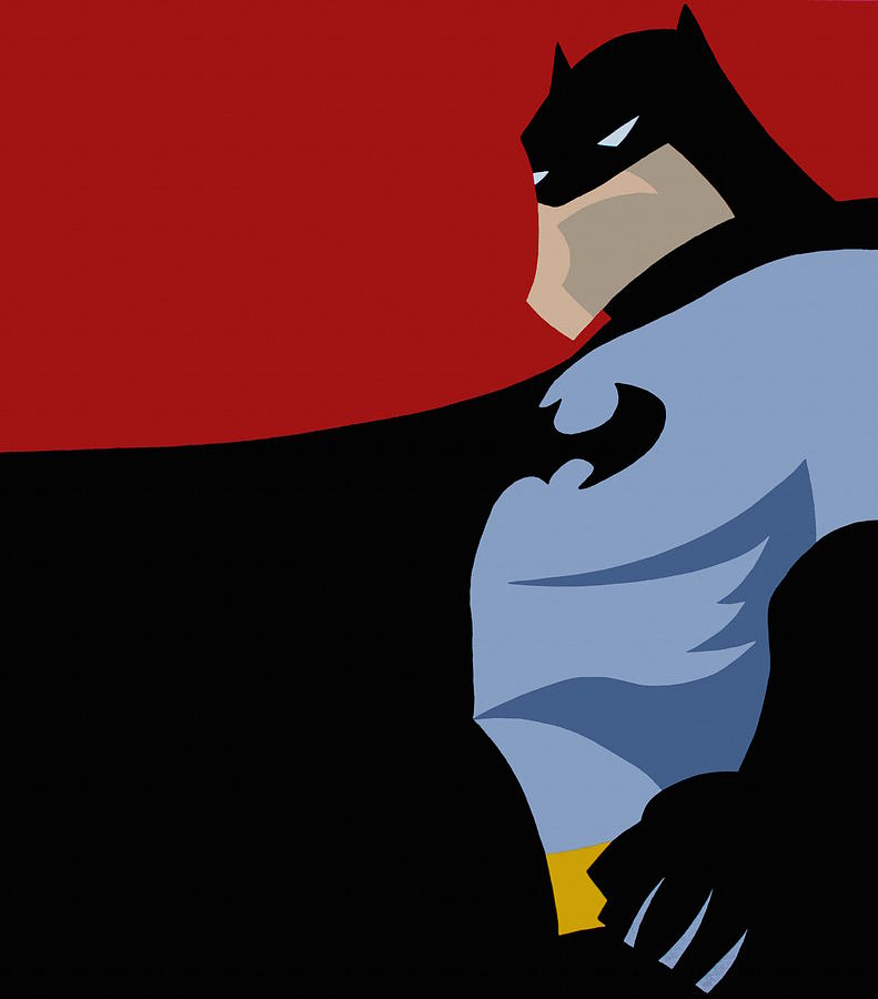 Geometric Batman Painting by Ian King - Pixels