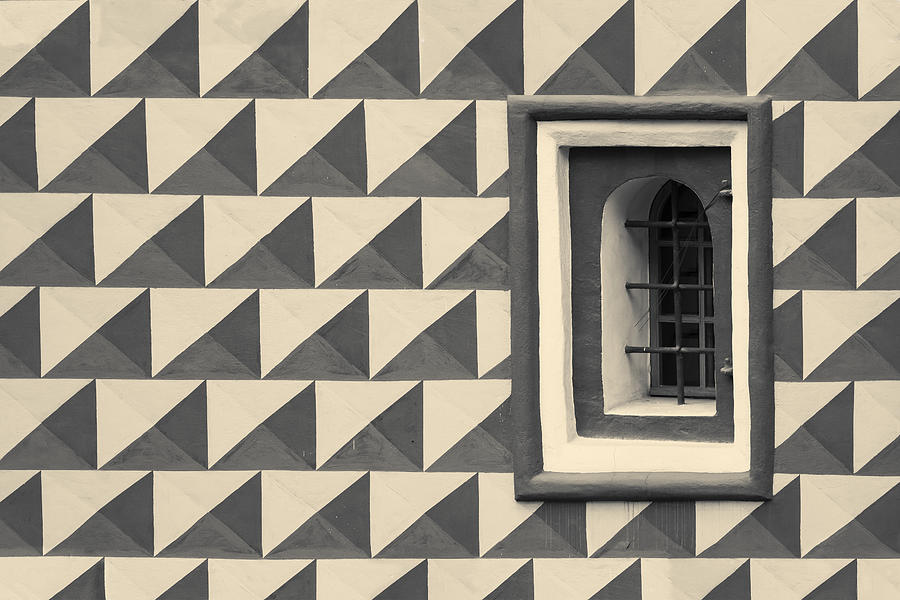 Geometric Old Wall Pattern Photograph by Konstantin Sevostyanov