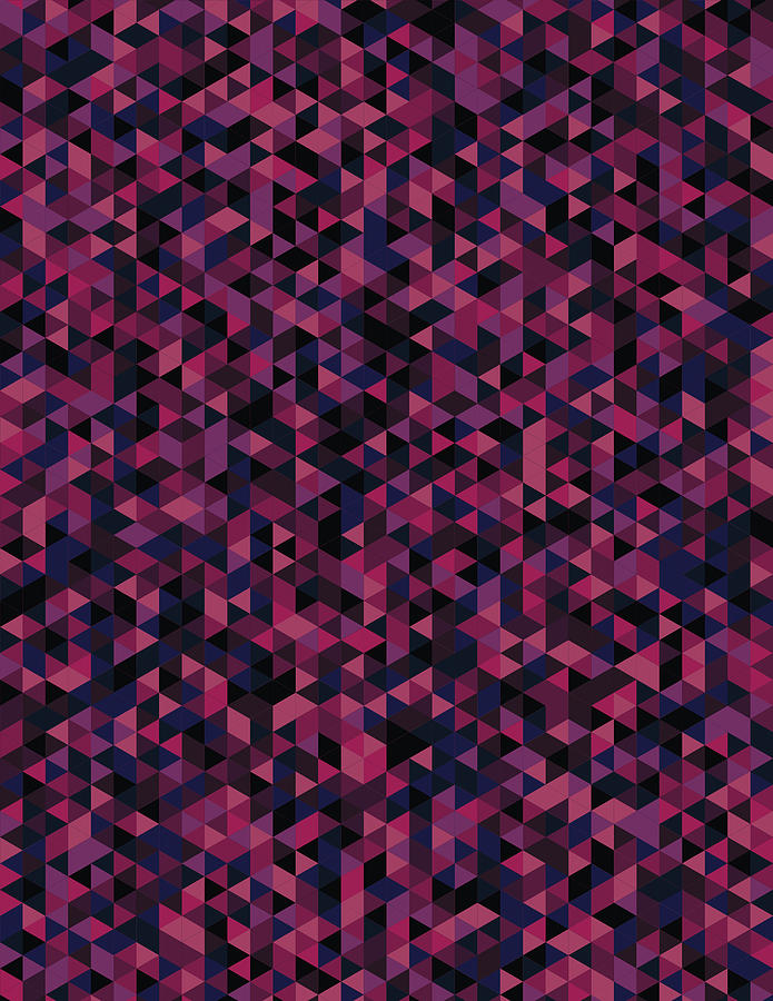 Abstract Digital Art - Geometric Print by Mike Taylor