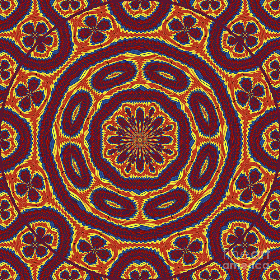 Geometric Tapestry Digital Art