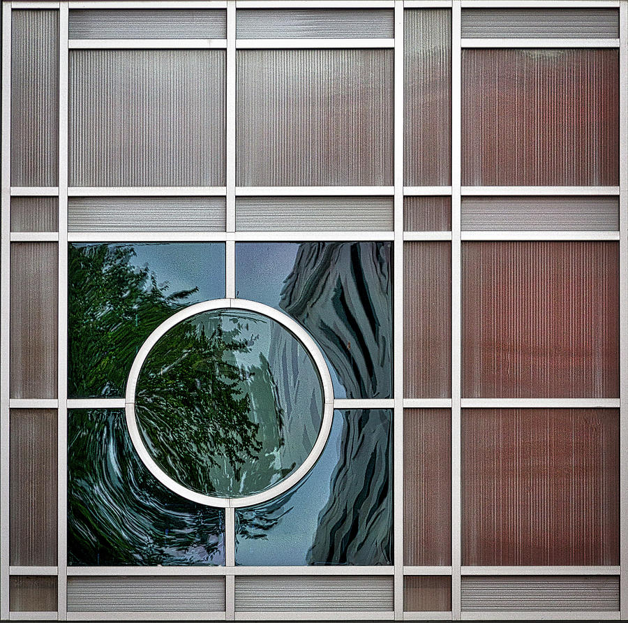 Geometric Window Abstract Photograph by Stuart Litoff