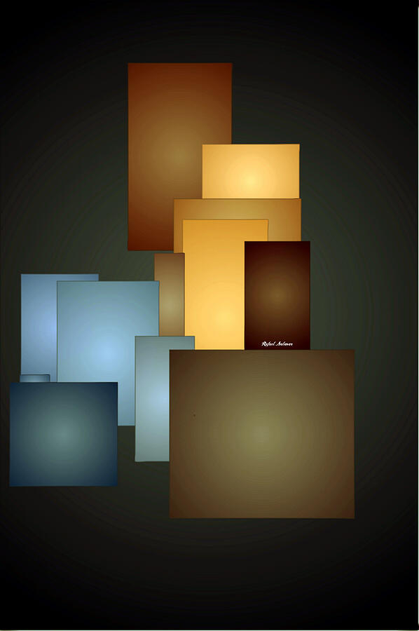 Geometric Windows Digital Art by Rafael Salazar