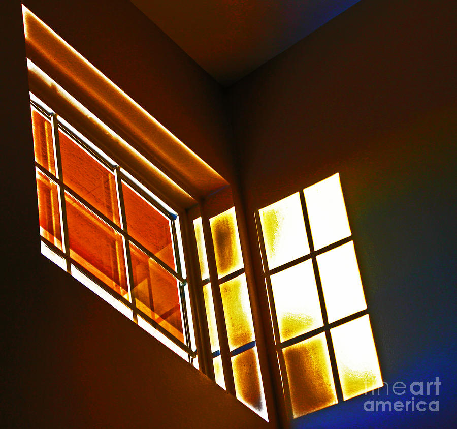 Geometric, windows, Squares, Rectangles Photograph by David Frederick