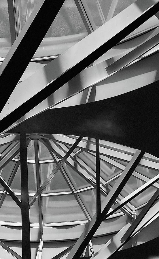 Geometry in Black and White Photograph by Winnie Chrzanowski