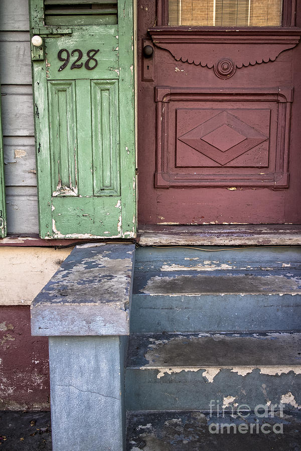 Geometry of color, French Quarter Photograph by Bob Estremera
