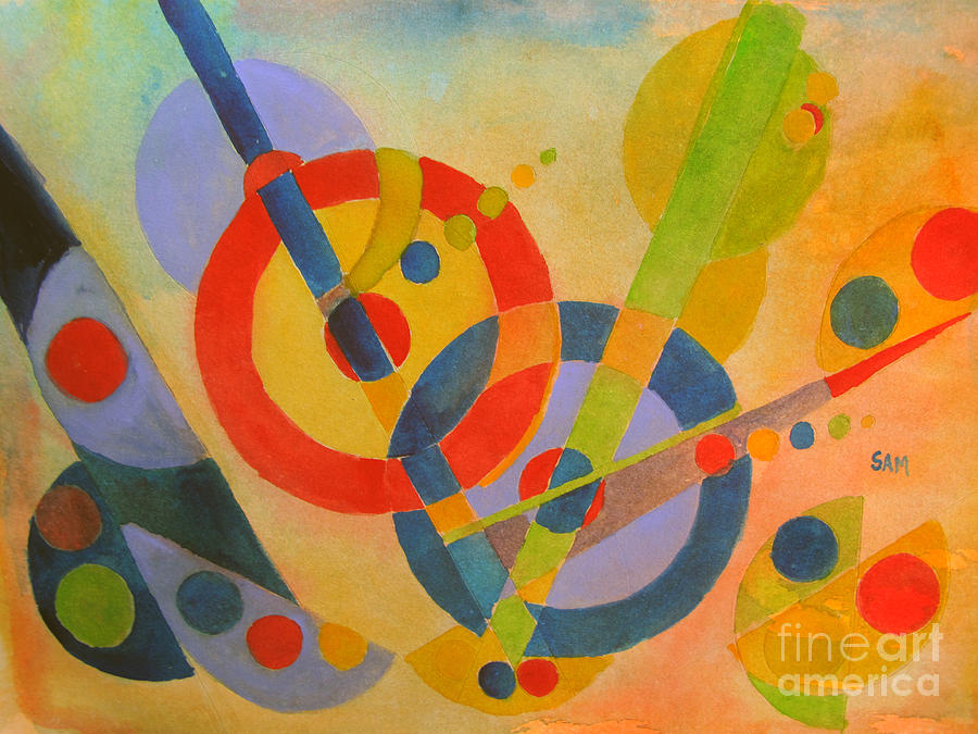 Geometry Painting by Sandy McIntire