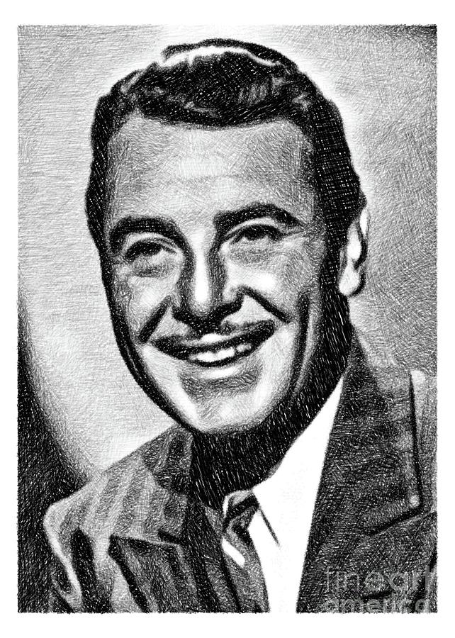 George Brent, Vintage Actor By Js Drawing