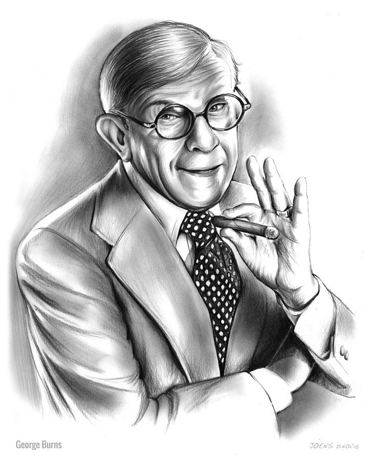 George Burns Drawing