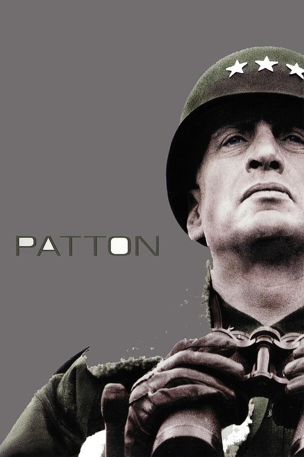 George C. Scott As General Patton Poster For  Patton 1970 Color Added 2016 Photograph