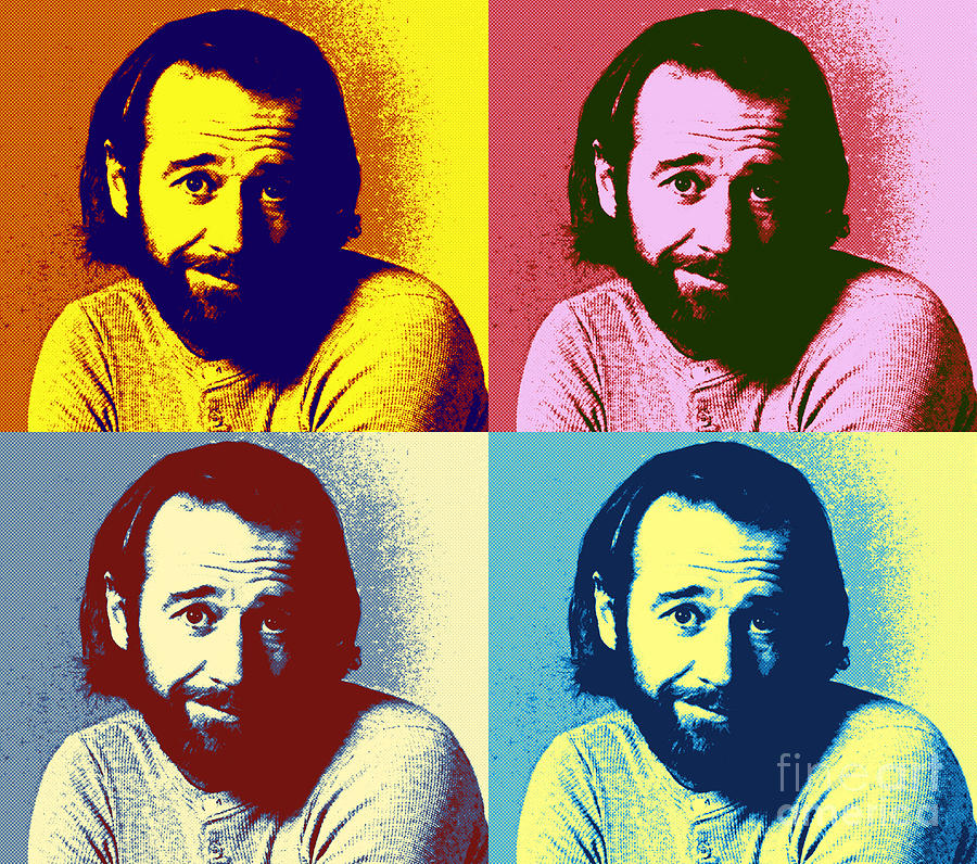 George Carlin Pop Art Poster