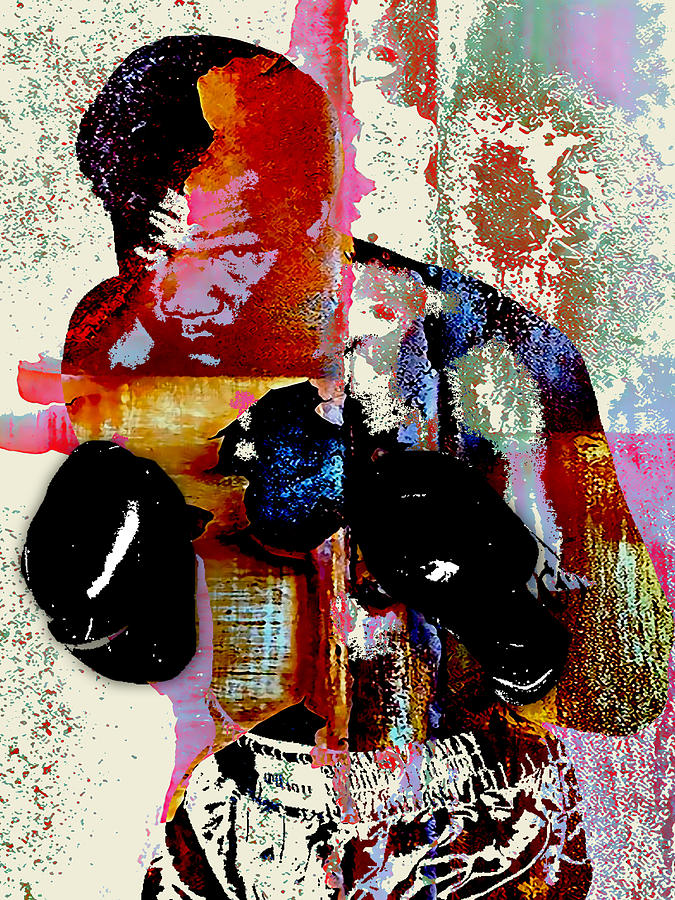 George Foreman Collection Mixed Media by Marvin Blaine