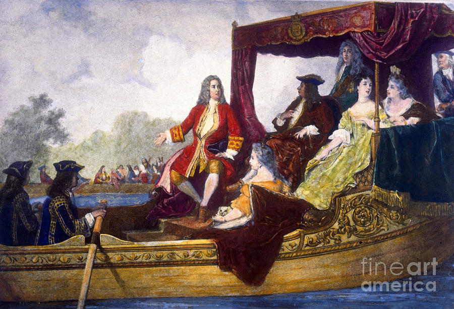 George Handel And King George I Photograph by Science Source