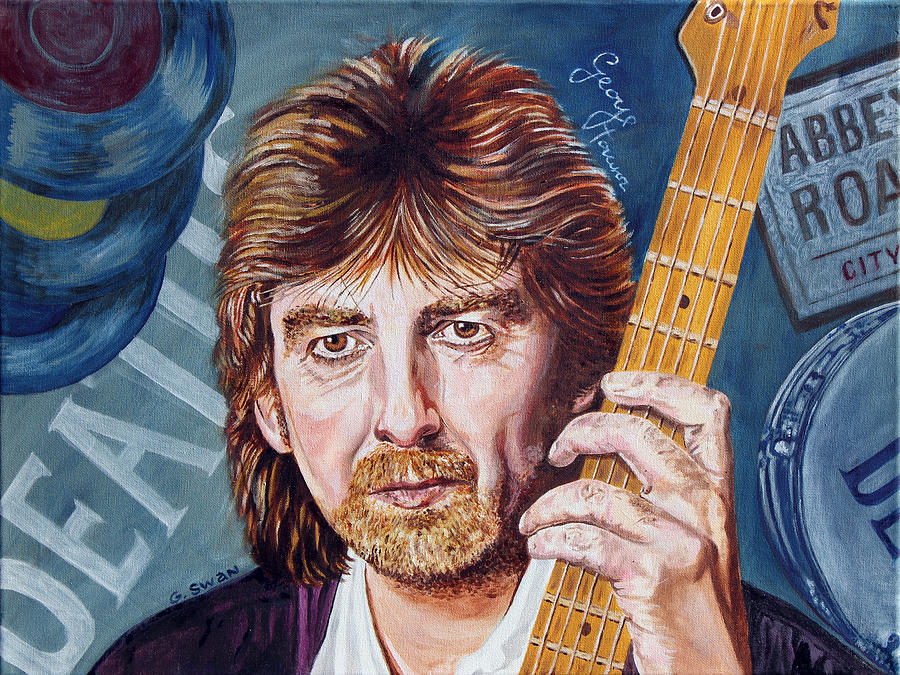 George Harrison Painting by Graham Swan - Pixels