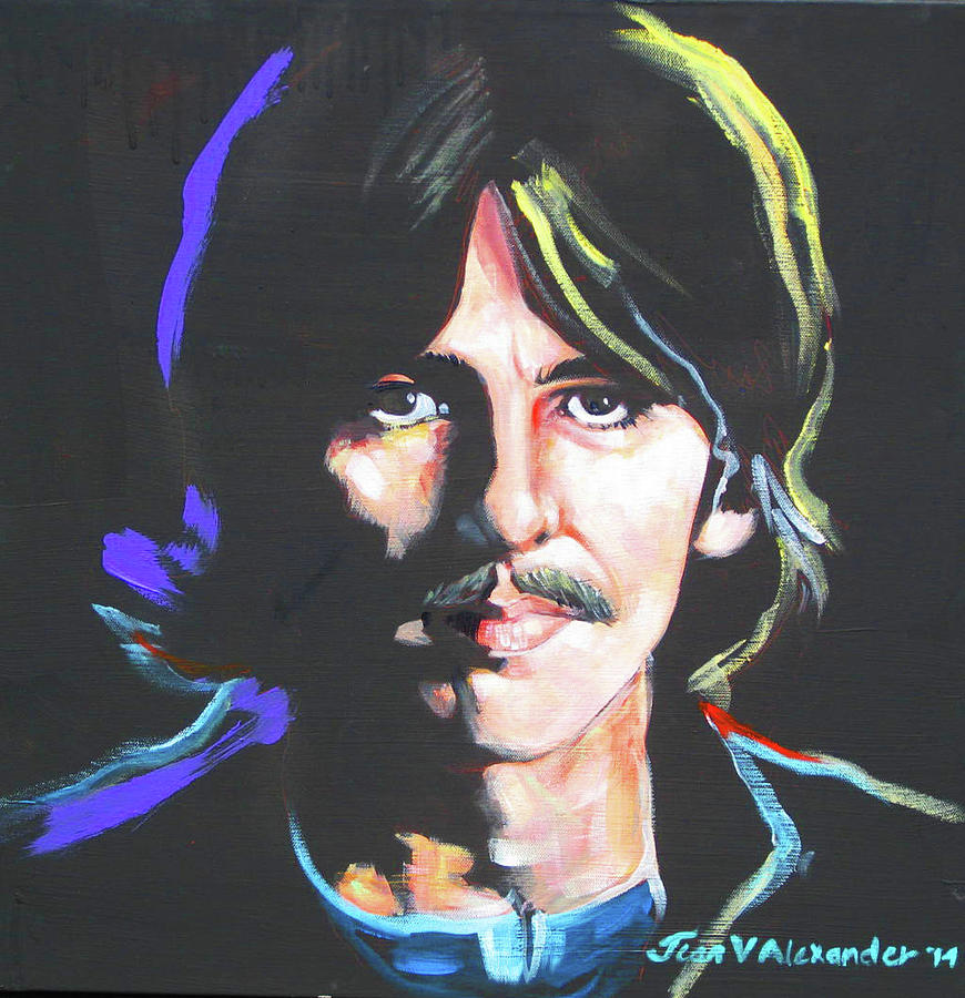 George Harrison Painting by Jean Alexander