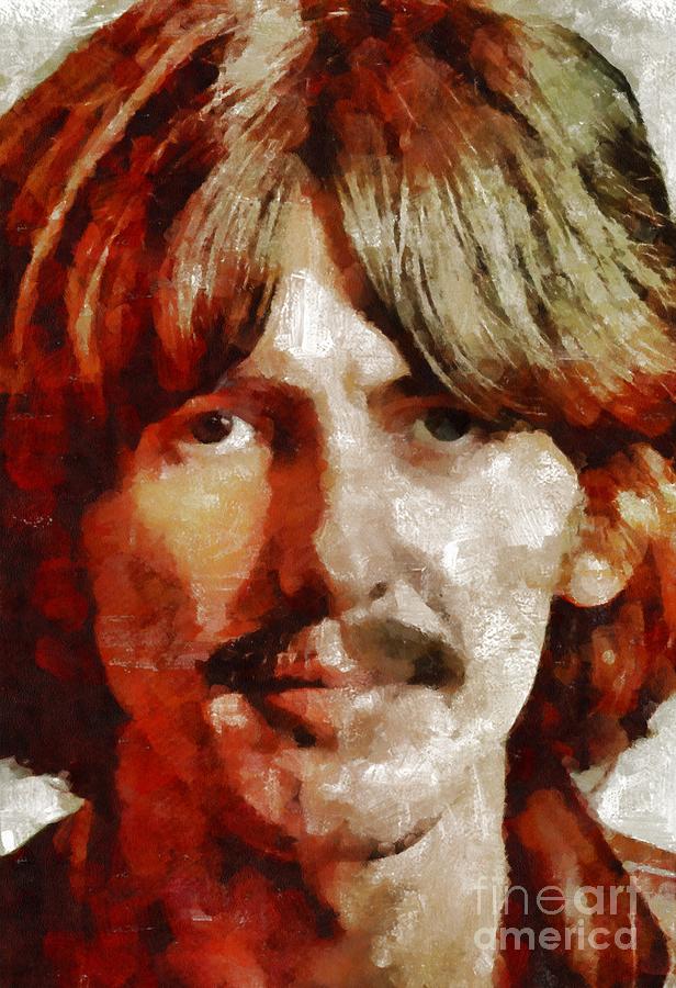 George Harrison, Musician Painting By Esoterica Art Agency - Fine Art 