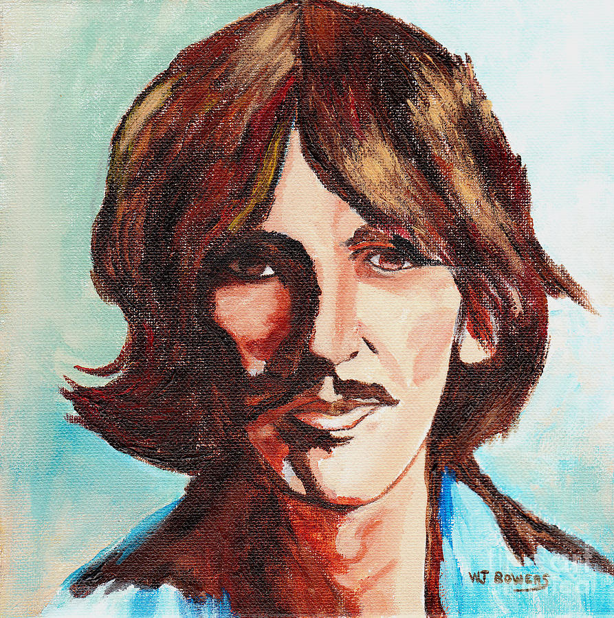 George Harrison Portrait Painting by William Bowers