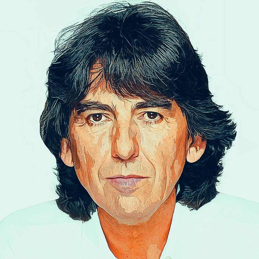 George Harrison Portrait. 