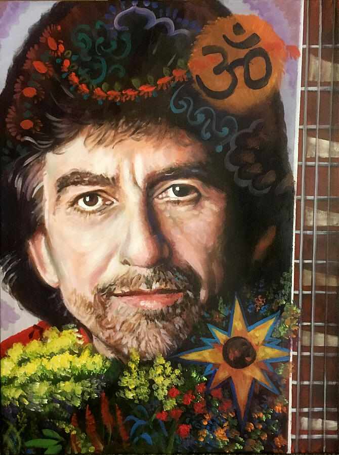 George Harrison Painting by Robert Korhonen - Fine Art America