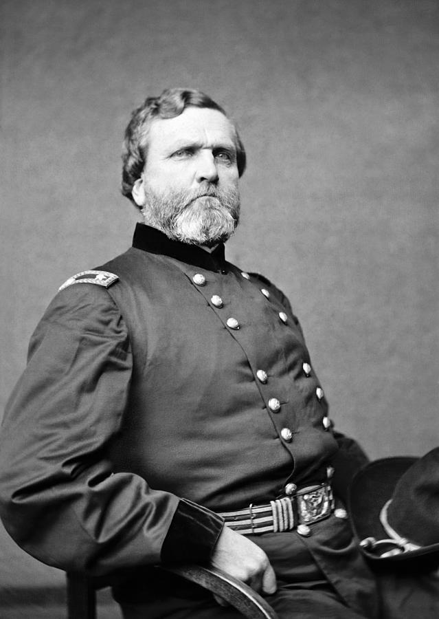 George Henry Thomas - Civil War Portrait Photograph by War Is Hell Store