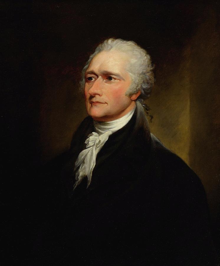 George Howorth 1805 - 1864 ALEXANDER HAMILTON Painting by Adam Asar ...