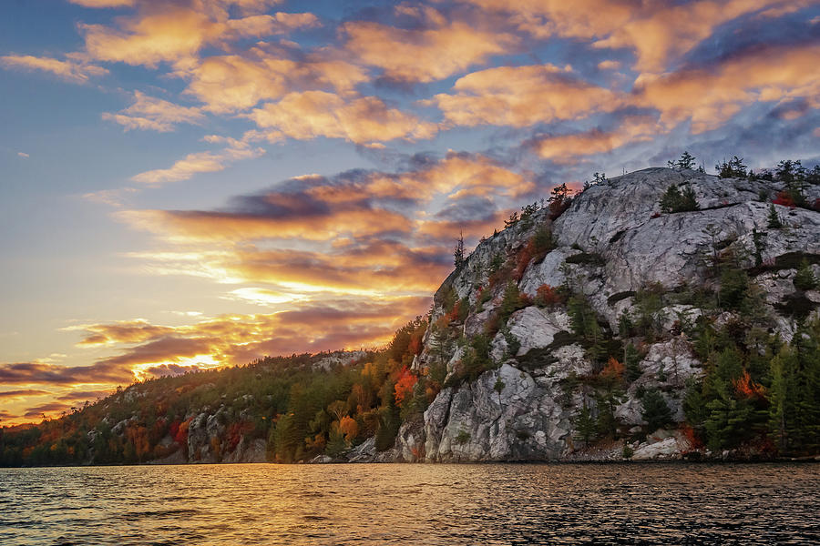 George Lake Sunset Photograph by Tracy Munson