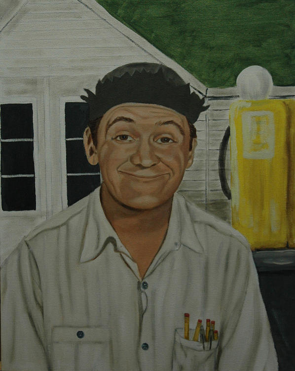 Goober Painting - George Lindsey as Goober by Tresa Crain Goober Painting - George Lindsey as Goober by Tresa Crain
