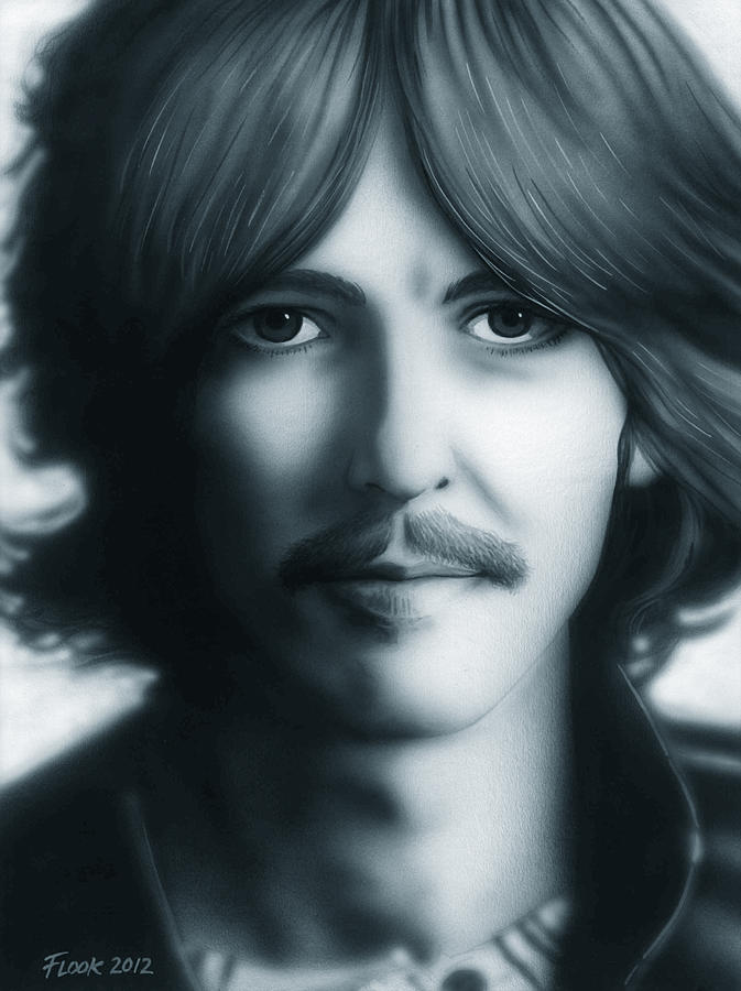 George Harrison Painting - George by Randy Flook