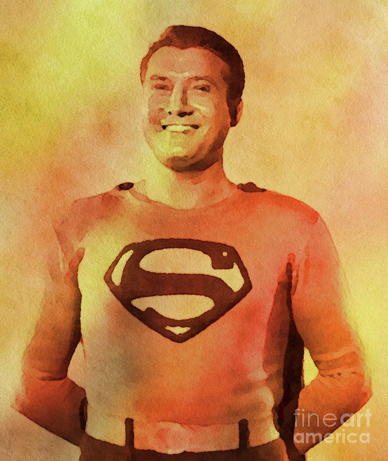 george reeves superman color