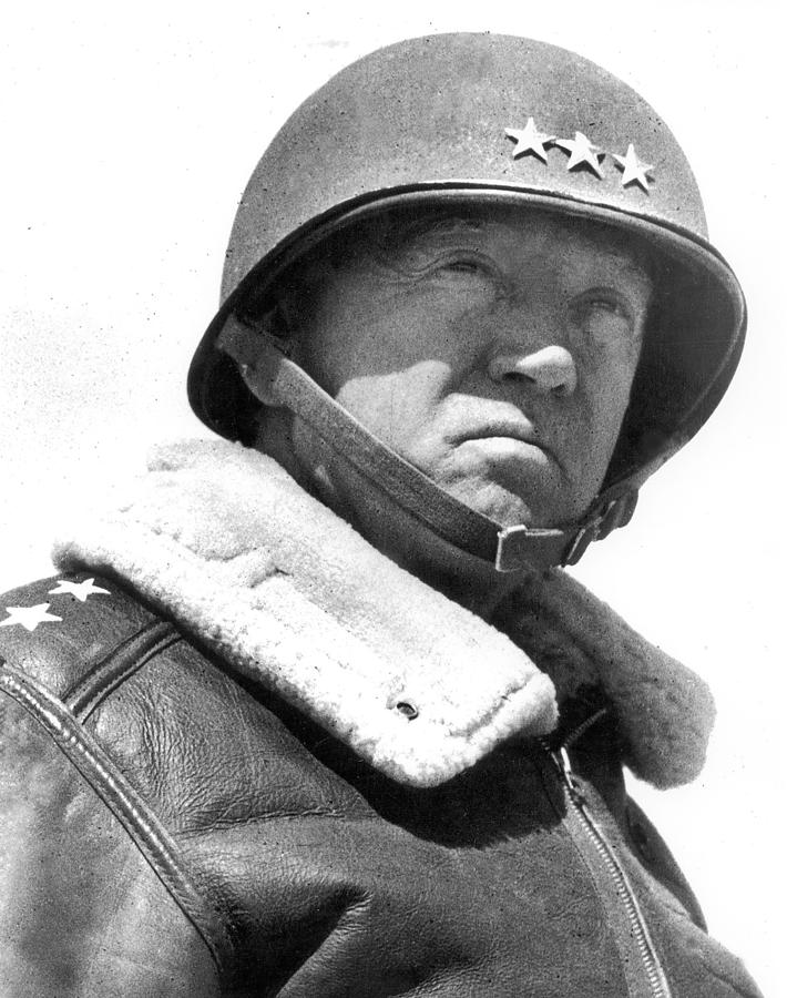 George S. Patton unknown date Photograph by David Lee Guss