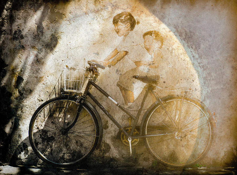 George Town, Penang, Malaysia - Bicycle Mural Photograph by Mark Forte