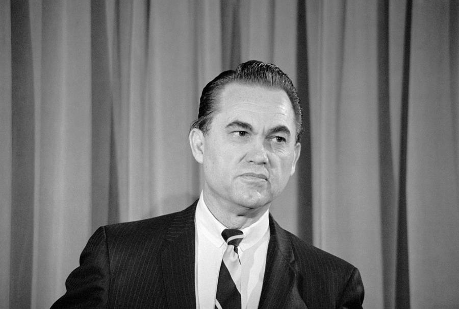 George Wallace - February 8, 1968 Photograph by War Is Hell Store