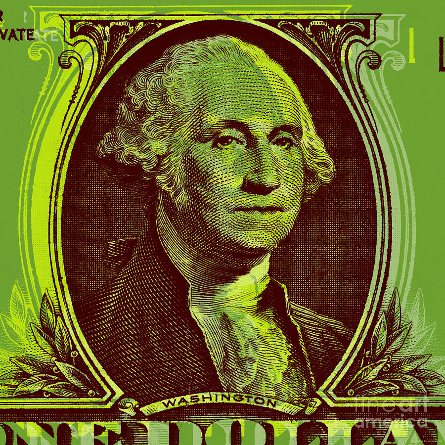 George Washington - $1 Bill Digital Art