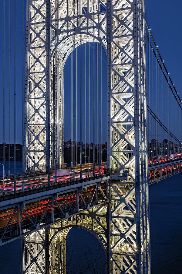 George Washington Bridge GWB Photograph by Susan Candelario