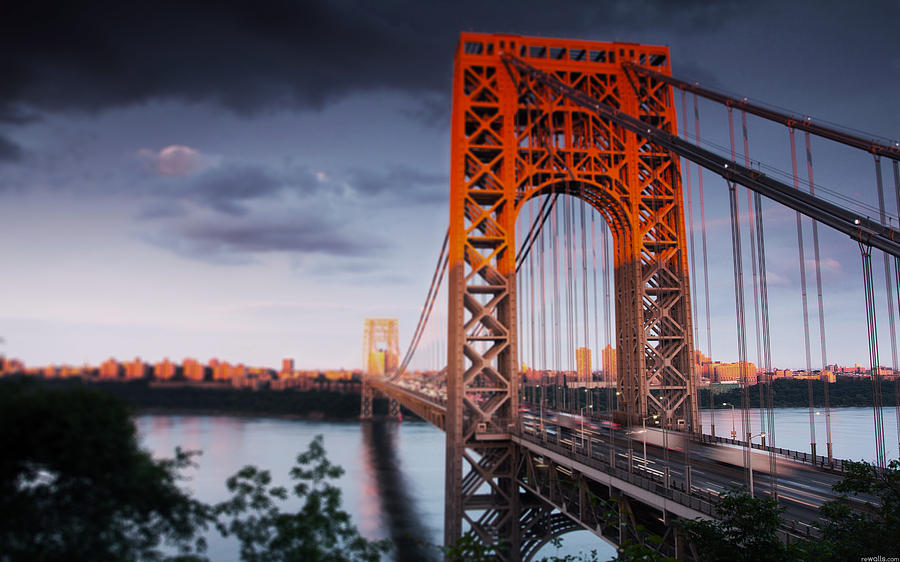 Architecture Photograph - George Washington Bridge by Jackie Russo