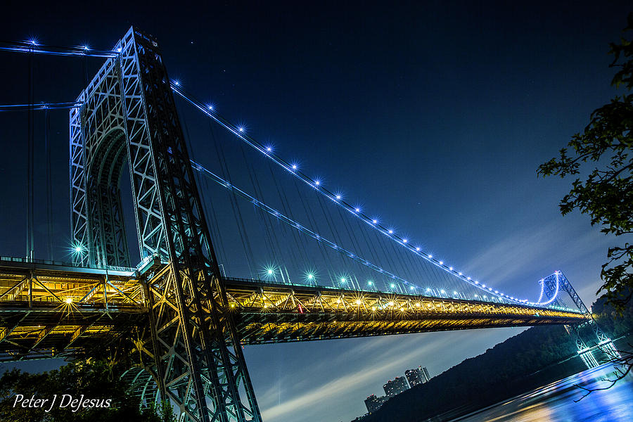 New York City Photograph - George Washington Bridge Span by Peter J DeJesus